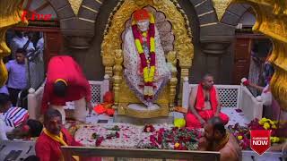 Shirdi Sai Baba Live darshan Today [upl. by Enelez]