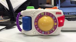 Fisher Price Laugh and Learning Camera Demo [upl. by Attem]