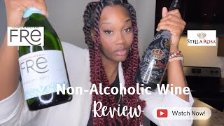 NON ALCOHOLIC WINE REVIEW l FRE amp STELLA ROSA [upl. by Luigino]