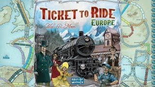 Ticket to Ride Europe  Changing Luck and Strategy [upl. by Araiet]