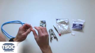 How to Terminate an RJ45 CAT 6 UTP Modular Crimp Plug ep 13 [upl. by Anuhsal480]