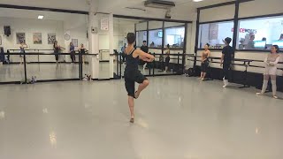 How To Do Pirouette En Dehors beginner level [upl. by Rise]