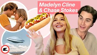 Outer Banks Stars Maddie Cline amp Chase Stokes on PDA Hot Dogs and UFOs  In or Out  Esquire [upl. by Jerrie]