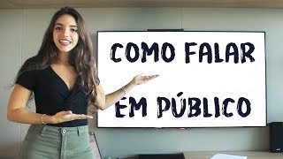 COMO FAZER BOAS APRESENTAÇÕES E FALAR EM PÚBLICO  Débora Aladim [upl. by Andrea]