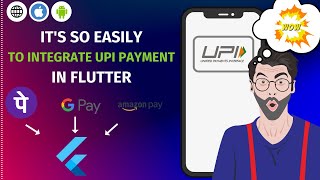 How to Integration UPI Payment In Flutter App [upl. by Ilaw]