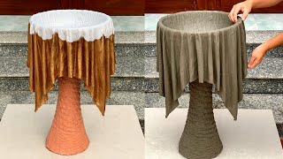 Ideas From Cement and Fabric Are Very Unique  Creative And Simple [upl. by Asoral]