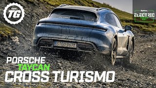 Porsche Taycan Cross Turismo Review 751bhp electric family estate takes on a rally stage  Top Gear [upl. by Palgrave]