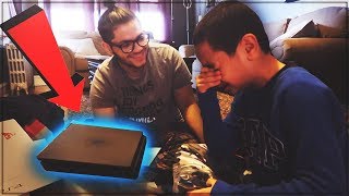 9 YEAR OLD BROTHER GETS SURPRISED WITH A PS4 FOR CHRISTMAS HIS REACTION WAS PRICELESS EMOTIONAL [upl. by Lorilee]