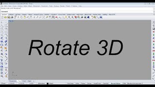 Rotate 3D in rhino software [upl. by Regan]