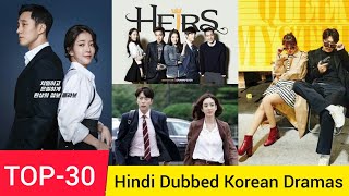 TOP30 Korean Dramas Dubbed In Hindi हिंदी में List of kdramas [upl. by Partan]