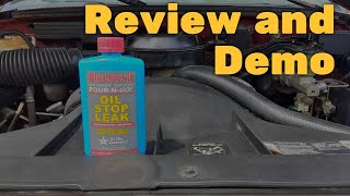 Blue Devil OIL STOP LEAK Review Does BlueDevil Engine Oil Stop Leak Product Work HowTo Use [upl. by Barbi520]