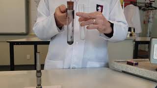 Thermal Decomposition of CopperII Carbonate [upl. by Ginsburg]