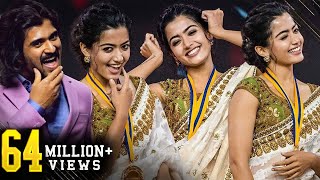 Rashmika amp Vijays Yenti Yenti Live Ramp Walk Wow What an onscreen Pair Super Cute [upl. by Silletram]