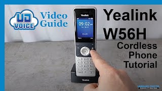 Yealink W56H Cordless Tutorial ｜ UD Voice Video Guide [upl. by Lokim259]