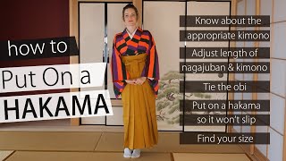 How to Wear a Hakama [upl. by Enidaj]