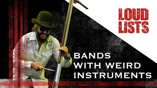 10 Rock  Metal Bands That Play Weird Instruments [upl. by Yrebmik]