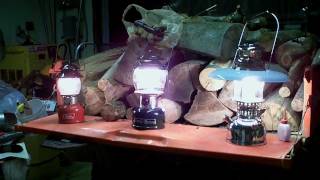 Comparing Coleman and Butterfly pressurized lanterns [upl. by Learrsi]