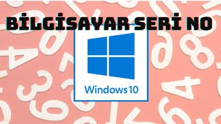 Bilgisayar Seri Numarası Nasıl Öğrenilir Windows10 [upl. by Moises280]