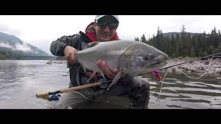 Skeena Spey Fishing Lodge  Fliegenfischen in BC auf Steelhead amp Coho  British Columbia [upl. by Eniamor]