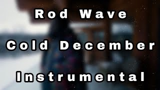 Rod Wave  Cold December Instrumental [upl. by Ainezey219]