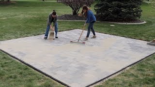 Paver Patio Start to Finish 😀💪🌿 [upl. by Cis885]