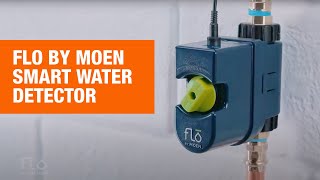 Flo by Moen Smart Water Leak Detection System Overview  The Home Depot Canada [upl. by Ellinehc]