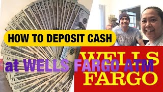 Tutorial How to Deposit Cash on Wells Fargo ATM Machine [upl. by Phila]