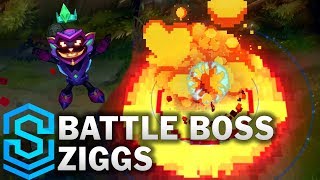 League of Legends Pool Party Ziggs HQ Skin Spotlight [upl. by Hanson]