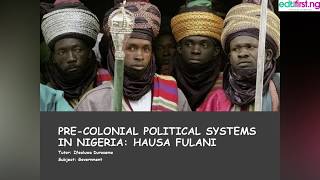 Precolonial system Hausa  Fulani   Government  SS2  1st Term [upl. by Corie]