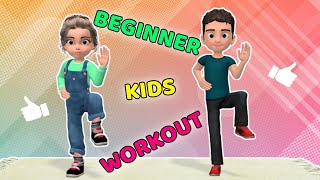 KIDS WORKOUT FOR BEGINNERS  EASY SIMPLE EXERCISES [upl. by Even617]