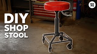 DIY Shop Stool Build  With Adjustable Height [upl. by Haldas]