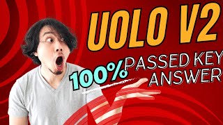 UOLO V2 PROJECT ANSWER [upl. by Alleb531]