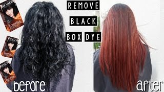 Remove Black Box Hair Color [upl. by Lussier]