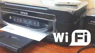 How To Connect EPSON L365 Printer to WiFi Network [upl. by Almeria516]