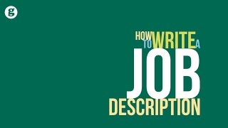 How to Write a Job Description 2e [upl. by Wolfson]