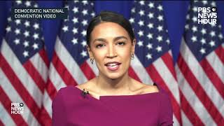 WATCH Rep Alexandria OcasioCortez’s full speech at the 2020 Democratic National Convention [upl. by Adnahsed]