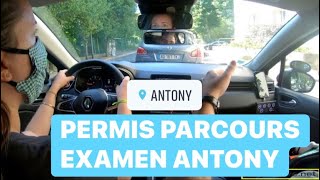 PERMIS PARCOURS EXAMEN ANTONY [upl. by Beckerman882]