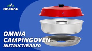 Omnia campingoven gebruiken  Instructievideo  Obelink [upl. by Grew]