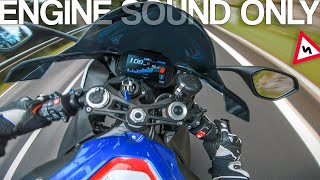 BMW S 1000 RR Akrapovic sound RAW Onboard [upl. by Eceinej]