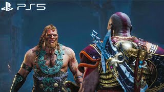 God Of War  Kratos y Atreus VS Magni y Modi  Dame God Of War  Español latino  4K 60FPS  PS5 [upl. by Standford968]