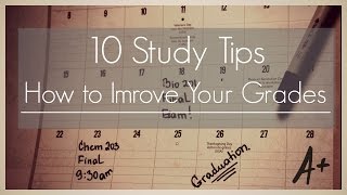 10 Study Tips II How to improve your grades [upl. by Carolee45]