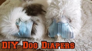 DIY DOG DIAPER  TIPID amp SIMPLE DIY GUIDE [upl. by Eegnat152]