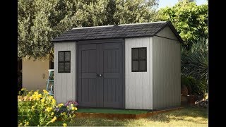 Keter Oakland 1175SD Outdoor Garden Storage Shed [upl. by Rexfourd]