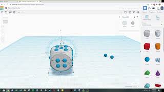 Dado en Tinkercad [upl. by Noyr]