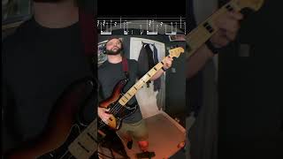 BOUND 2  KANYE WEST  Bass tabs lesson shorts [upl. by Guinevere185]