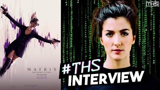 The Matrix Resurrections Erendira Ibarra Interview  That Hashtag Show [upl. by Manheim]