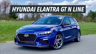 2020 Hyundai Elantra GT N Line Review  Can It BEAT The VW Golf GTI [upl. by Riley]