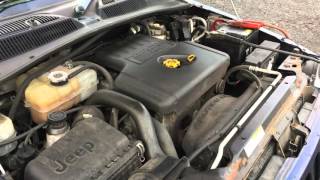 2004 Jeep Cherokee KJ 25 CRD Engine Run [upl. by Estevan892]