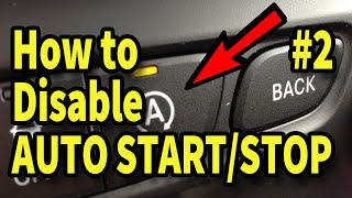 How to Disable Start Stop UPDATE [upl. by Attelrac]