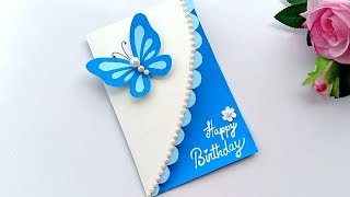 Beautiful Handmade Birthday cardBirthday card idea [upl. by Elamrej]